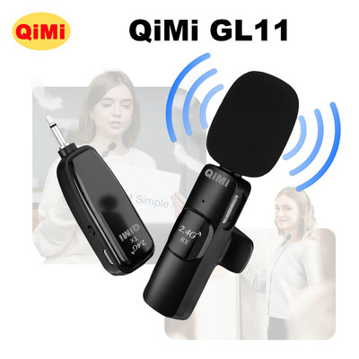Micro Không Dây Trợ Giảng QiMi GL11 - Thiết Kế Nhỏ Gọn, Pin Khủng, Phạm Vi 25m, Âm Thanh Sắc Nét