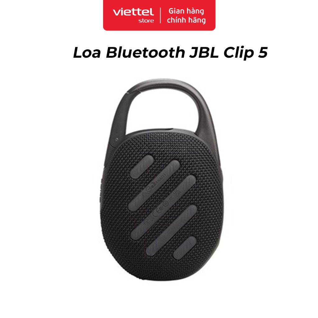 Loa Bluetooth JBL Clip 5 Chính hãng | Đa Màu Sắc | Ghép Nối Đa Loa | Bluetooth 5.3 | BigBuy360 - bigbuy360.vn
