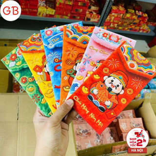 Set 6 Bao Lì Xì Tết 2026, Bao Lì Xì Đỏ Tết ,lì xì ngựa ,lì xì thần tài May Mắn, Lì Xì TẾT Mừng Năm Mới 2026