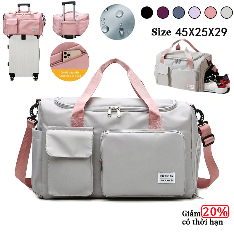 Túi Xách Du Lịch Cỡ Lớn 2 Tầng Túi Du Lịch Đa Năng Nam Nữ Đựng Quần Áo Mỹ Phẩm chống nước và chống mài mòn FREESHIP.1319