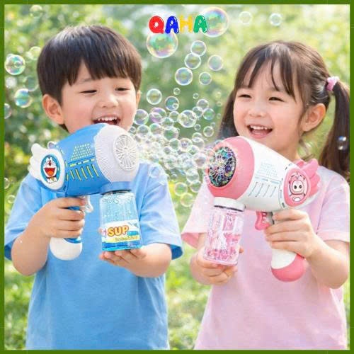 Máy Bắn Bong Bóng Xà Phòng Tự Động Hình Phi Hành Gia Dễ Thương Đồ Chơi Ngoài Trời Cho Bé Đồ Chơi Trẻ Em Vui Nhộn- QAHA