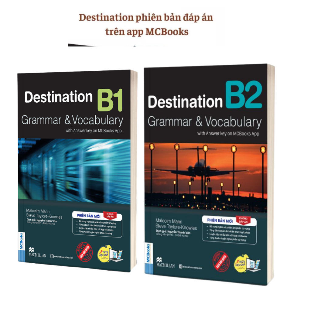 Sách Destination B1 & B2 Grammar and Vocabulary Phiên bản đáp án trên app MCbooks