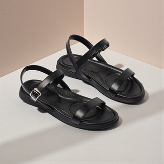 Giày Sandal Đế Xuồng 3cm Quai Ngang Pixie H230