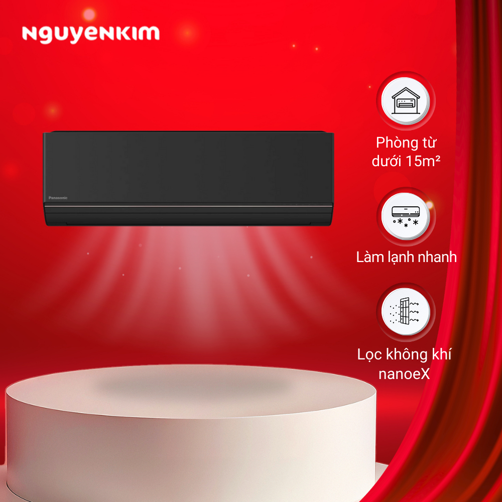 [Lắp đặt 0đ] Máy lạnh/Điều hòa Panasonic Inverter 1 HP CU/CS-AU9BKH-8