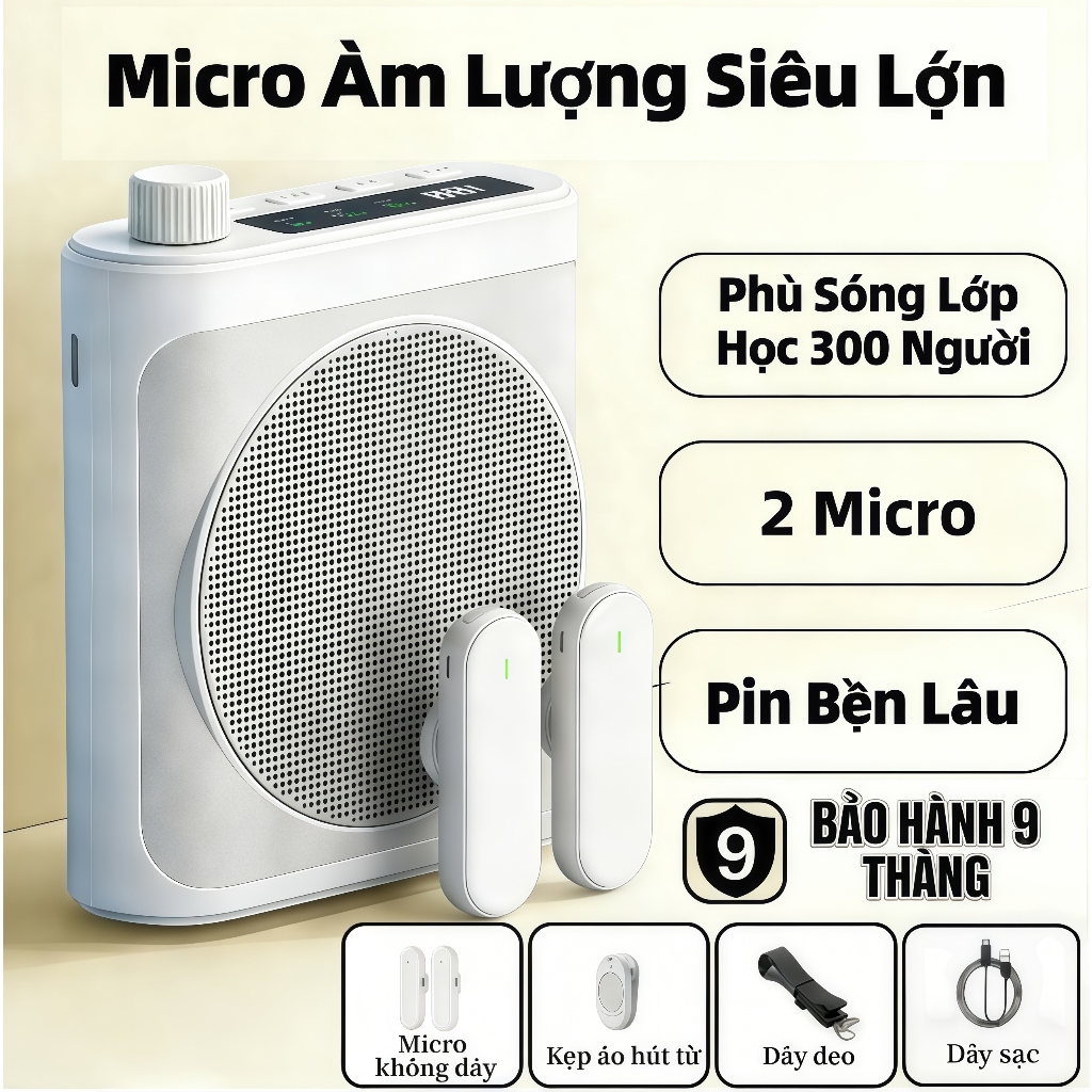 Micro Không Dây Cài Cổ M29 - Loa Giảng Dạy Công Suất Lớn Cho Giáo Viên