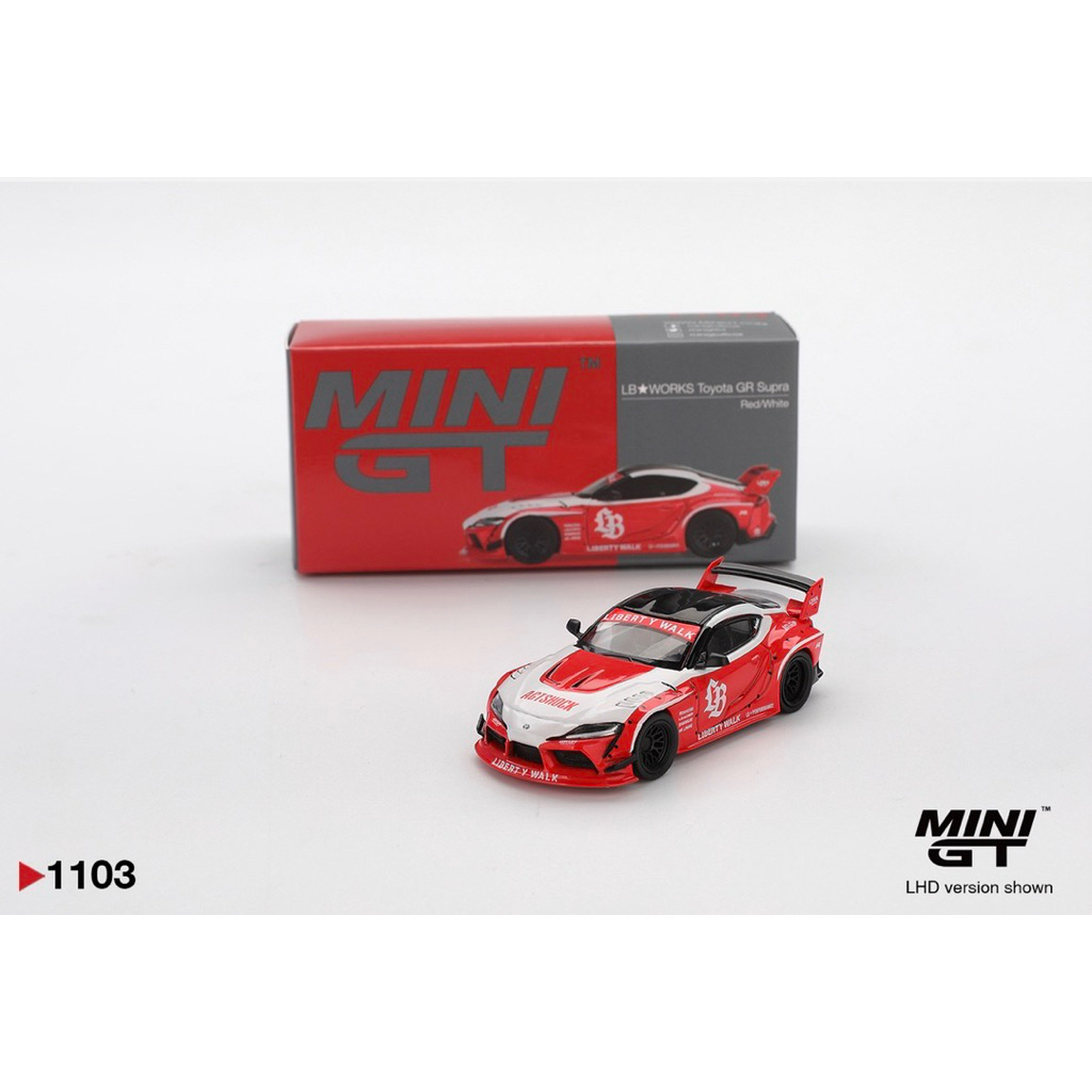 MiniGT BOX - LBWORKS Toyota GR Supra Red