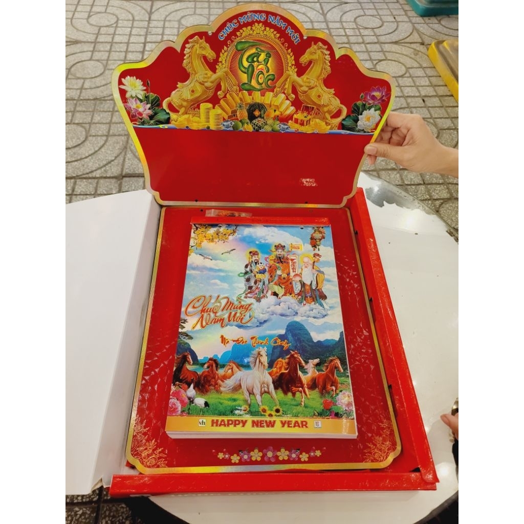 Lịch treo tường 2026 Bloc 365 tờ kích thước 20x30 Nguyên bộ