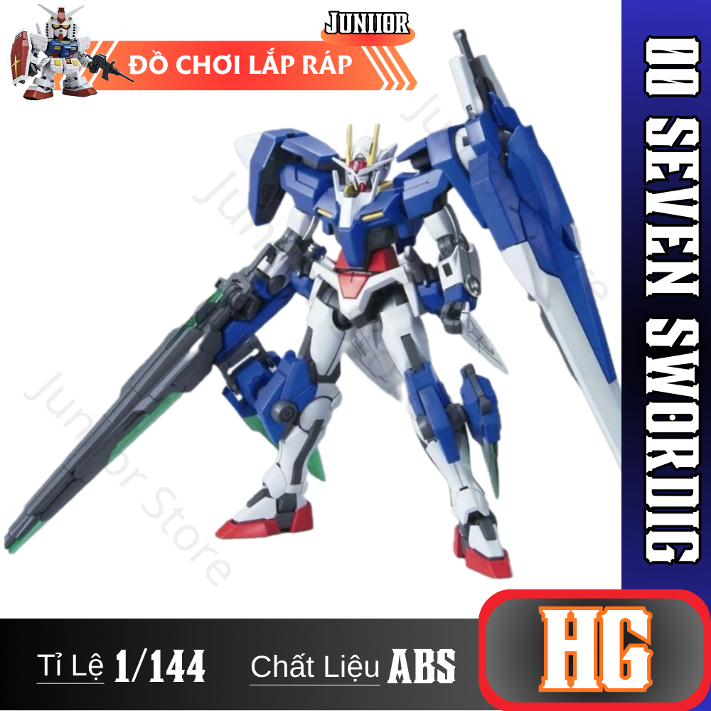 Mô Hình Lắp Ráp 00 SEVEN SWORDIG HG  – Tỉ Lệ 1/144 – Chất Liệu Nhựa ABS
