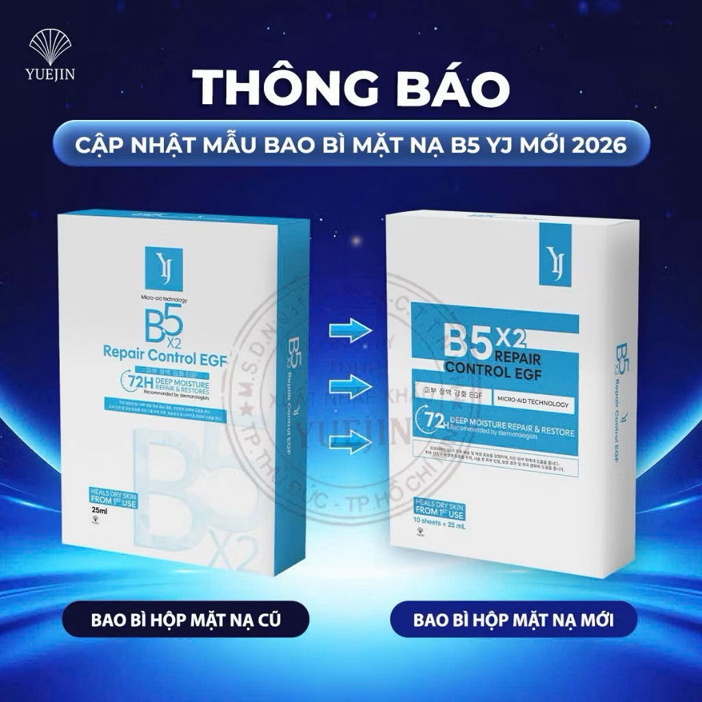 Mặt nạ Mask b5 YueJin & Mask b5 KrLab (set 10m)hàng cty chính hãng