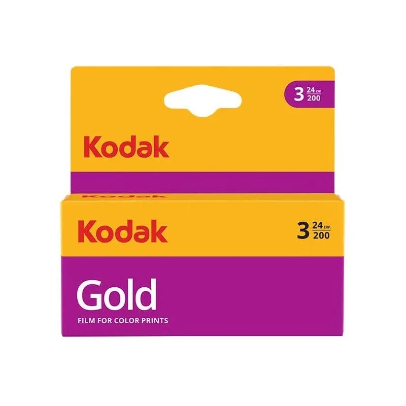 Hộp Film Kodak Gold GB 200 135 24 Exp (Hộp 3 cuộn)