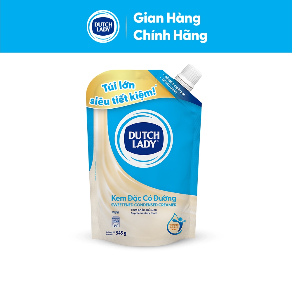 Combo 3 Túi Kem đặc có đường Dutch Lady (545g/túi) | BigBuy360 - bigbuy360.vn