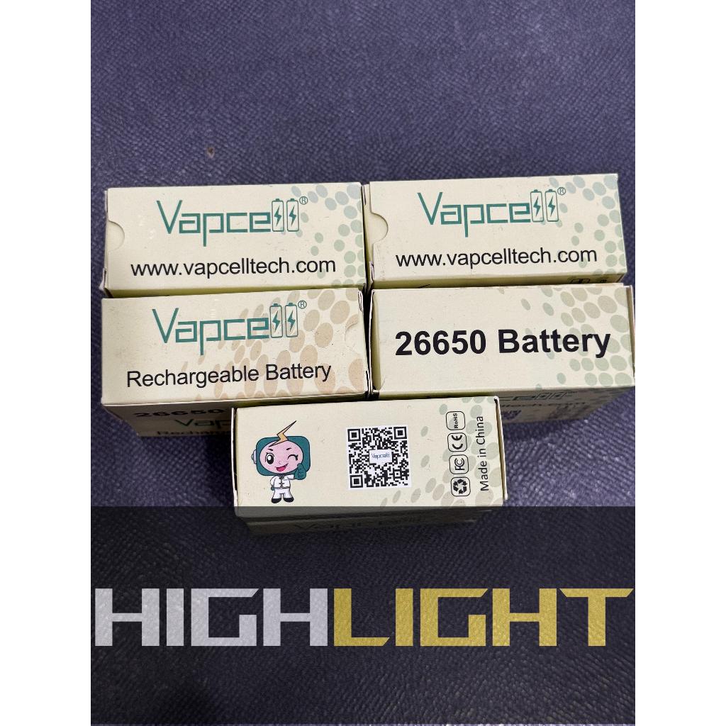 Pin VAPCELL 26650 K70 7000mAh-15A [Đầu Lồi]
