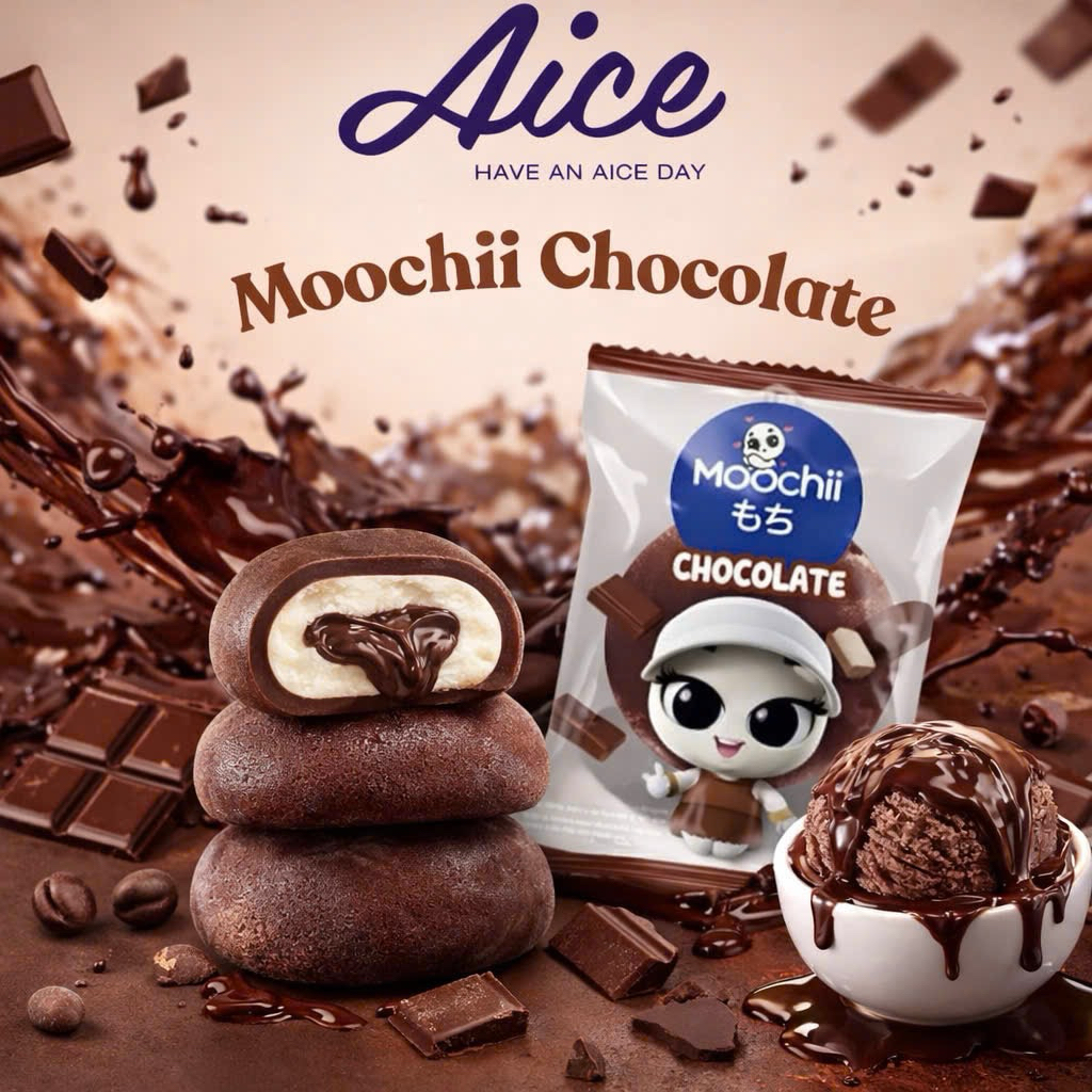 Kem Aice mochi socola