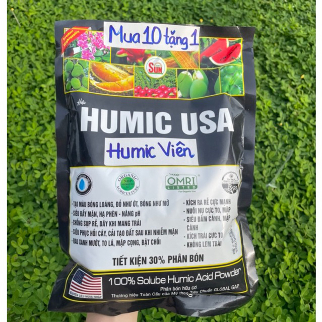 HUMIC VIÊN - TAN CHẬM - KÍCH RỄ, CẢI TẠO ĐẤT, HẠ PHÈN, HẤP THU TỐT,..