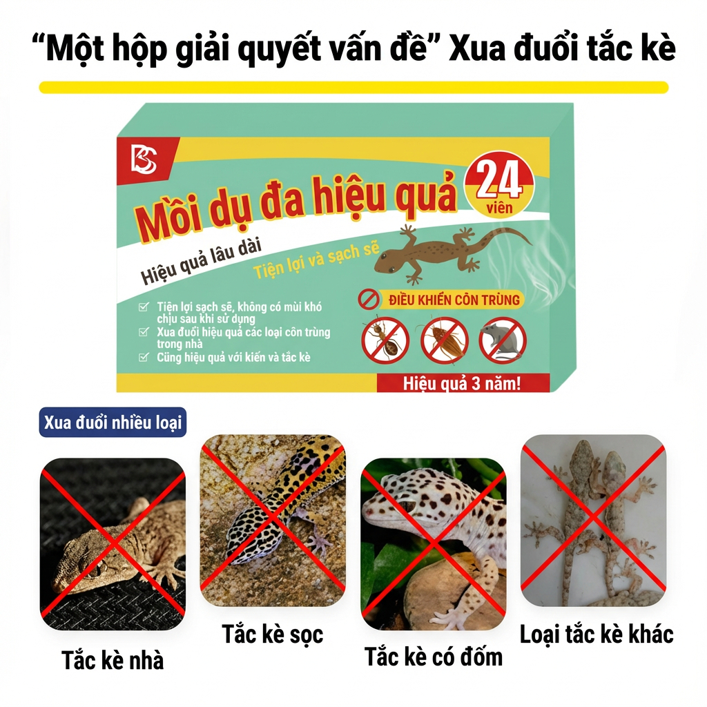 🦎 Thằn lằn chạy hết, nhà bạn yên tâm! 🦎diệt thằn lằn thuốc diệt thằn lằn bả diệt thằn lằn Đuổi hiệu quả cả trong nhà và