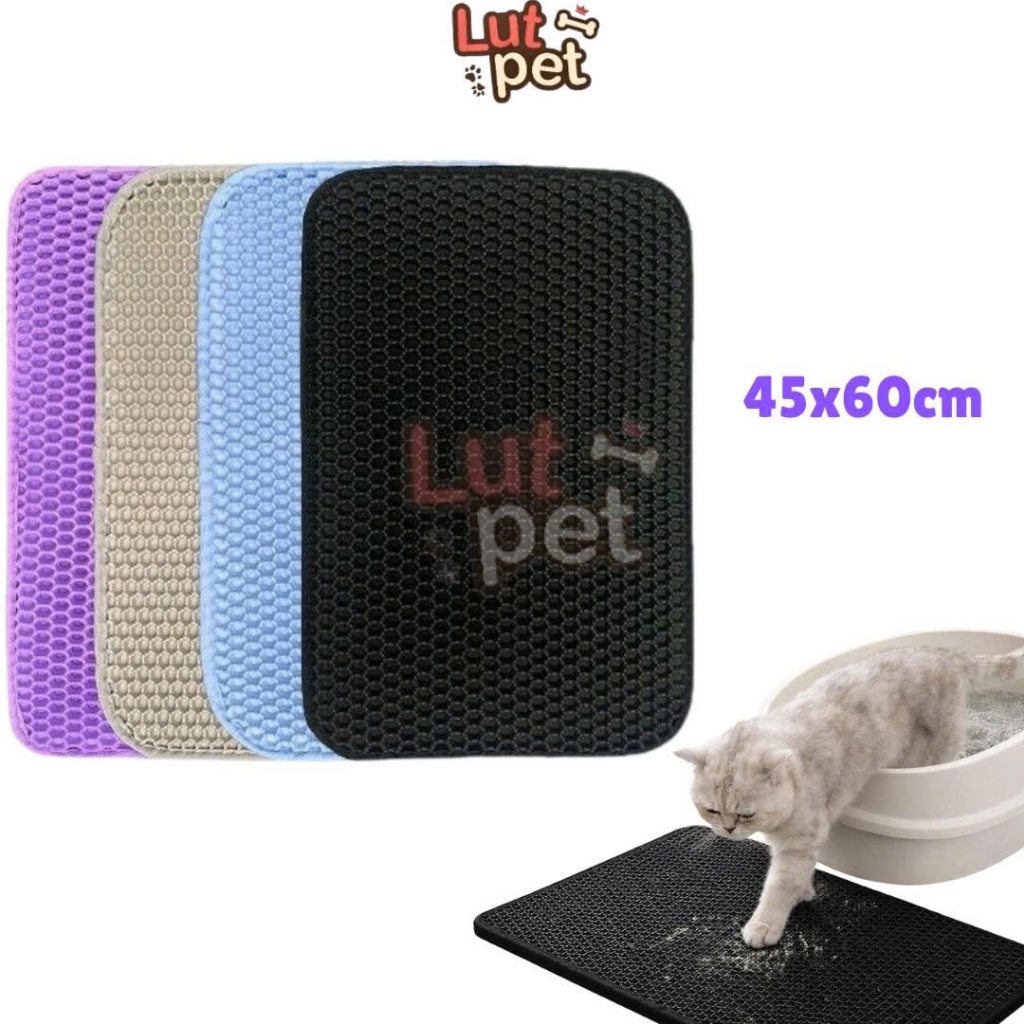Thảm Hứng Cát Mèo, Thảm Lót Chống Nước Hứng Cát Mèo Chống Rơi Vãi - Lutpet