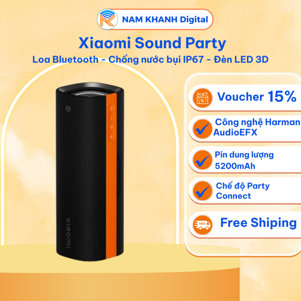 Loa Bluetooth Xiaomi Sound Party - Công suất 50W - Công nghệ Harman AudioEFX - Nam Khanh Digital