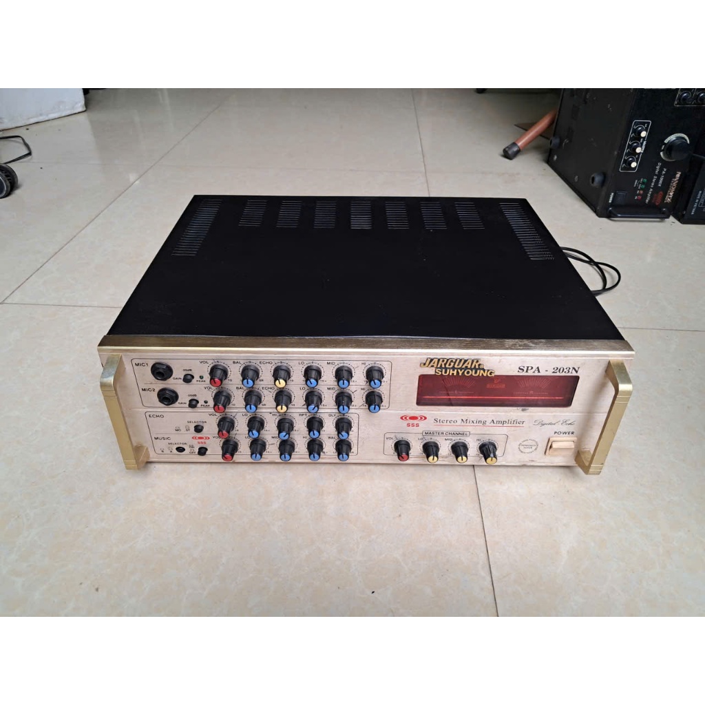 âm ly cũ đã qua dụng - Model:SPA - 203N  - 8 sò (D718 - B688) bán thanh lý