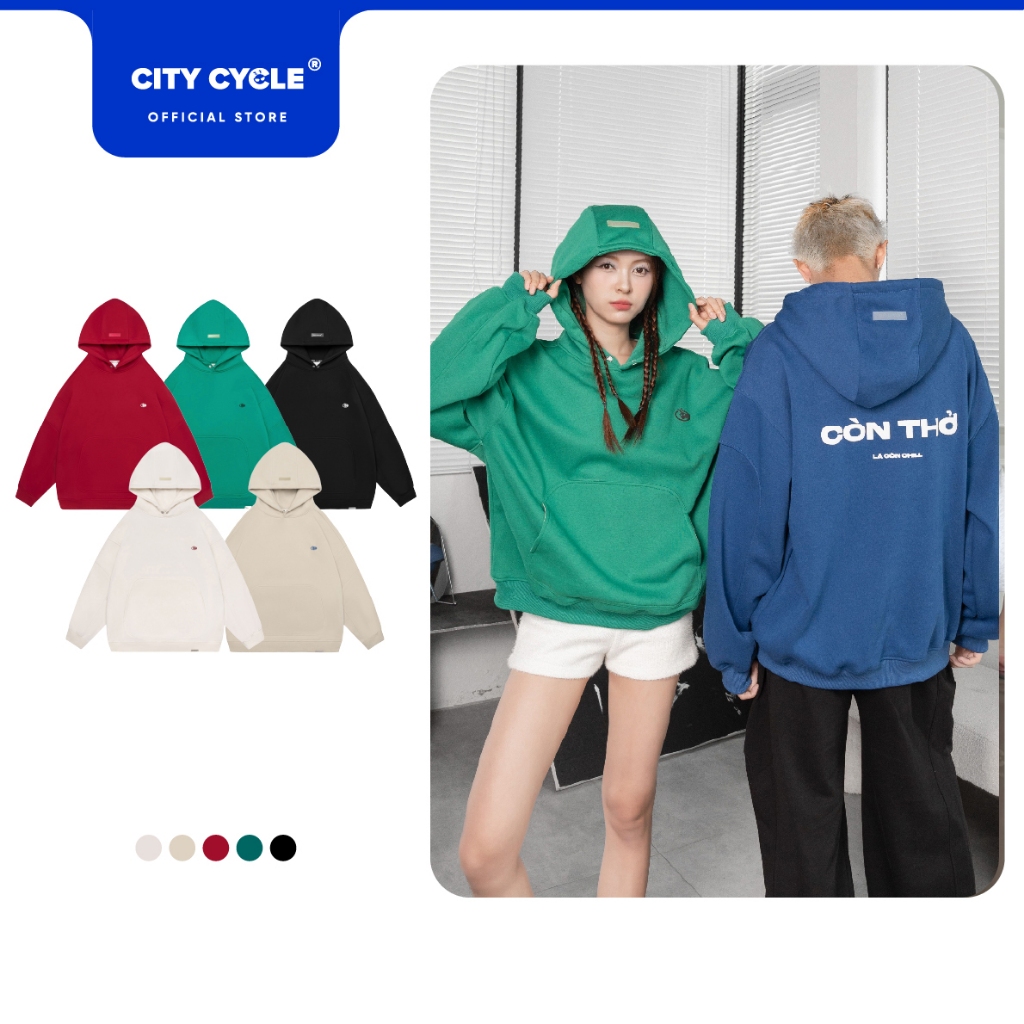 Áo hoodie nam nữ nỉ lông cáo mùa thu đông dày Local Brand Chính Hãng City Cycle áo Hoodie Own Your V