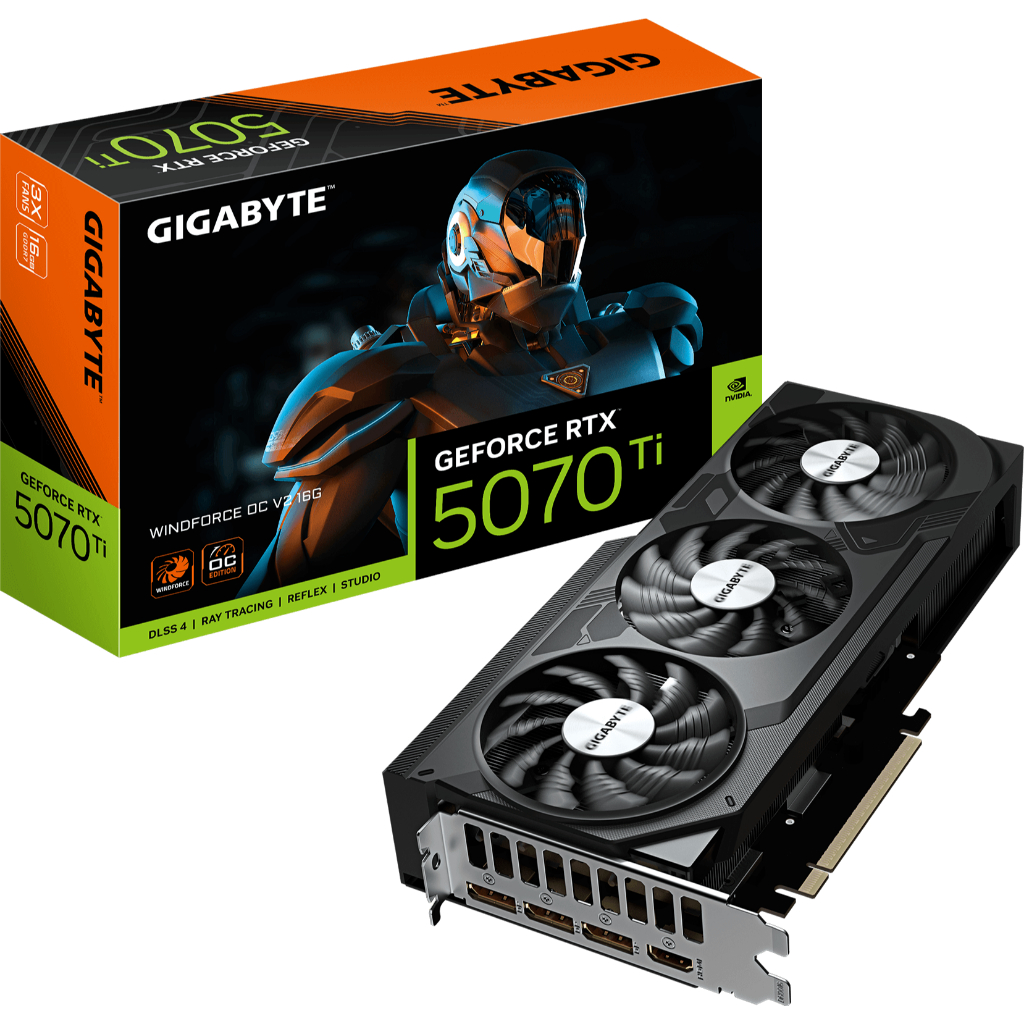 Card Màn Hình VGA Gigabyte RTX 5070 Ti WINDFORCE OC 16G GDDR7 LIKE NEW BẢO HÀNH CHÍNH HÃNG 10/2028