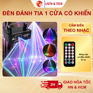 Đèn sân khấu đánh tia  Laser 1 Cửa CÓ KHIỂN  THT SHOP dành cho sân khấu phòng bay phòng hát karaoke quán bar