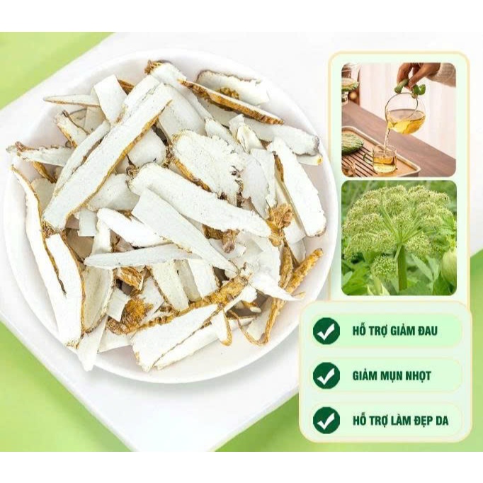 1KG Bạch Chỉ Thái Lát Sấy Khô – Bạch Chỉ Bắc Nguyên Chất – Dược Liệu Sạch