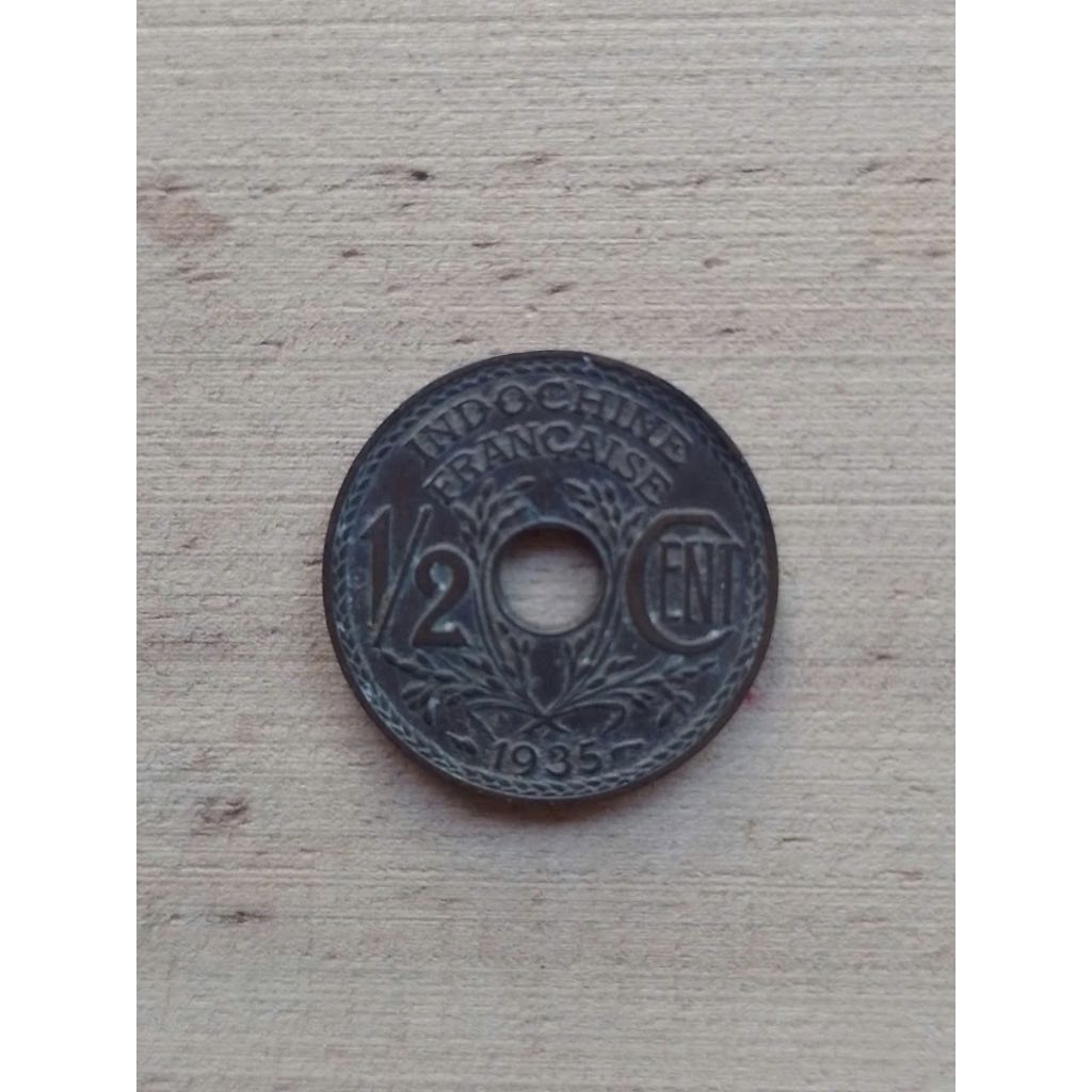 Sưu tầm 1 xu 1/2 Cent Đông Dương (Indochine) 1935-1940