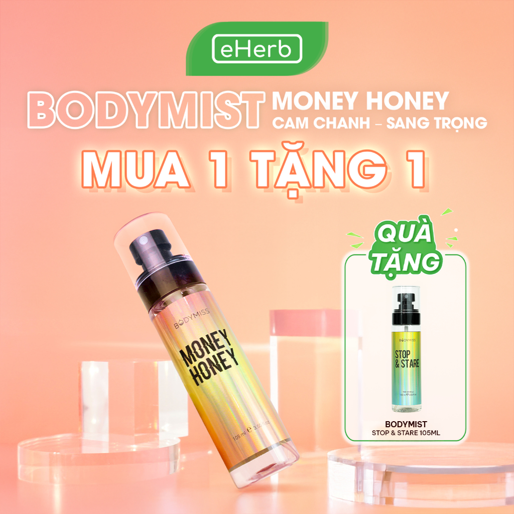 [QUYẾN RŨ] Body Mist NƯớc Hoa Money Honey BODYMISS Hương Tiêu Đen Vani Nhài, Thơm Lâu 6H