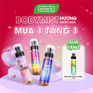 [MUA 1 TẶNG 1] Body Mist Nam Nữ Toàn Thân Lưu Hương 6 Giờ - Nước Xịt Thơm Body BODYMISS 105ml (Chai)