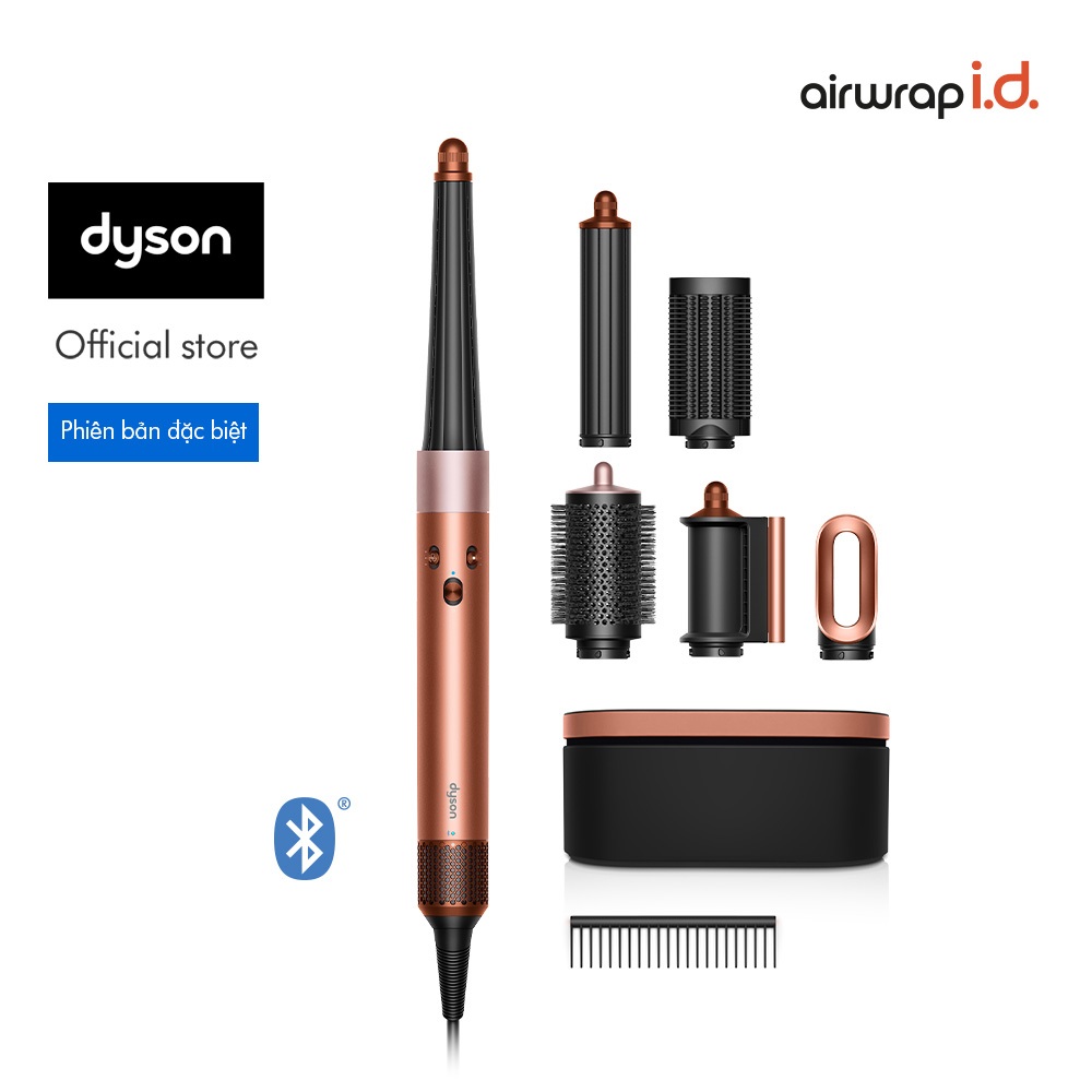 [NEW] Máy tạo kiểu tóc thông minh Dyson Airwrap i.d. ™ HS08 Straight + Wavy (Amber silk Pink champag