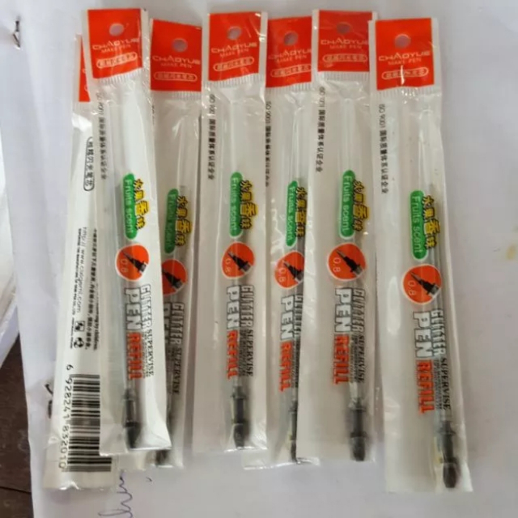 combo 10 ruột bút nhũ bạc, ruột bút nhũ màu xám, ruột bút nhũ may mặc