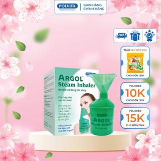 Bình Xông Cá Nhân Tinh Dầu Argol Polvita– Bình Xông Mũi Họng, Xông Tinh Dầu Tại Nhà 350ml