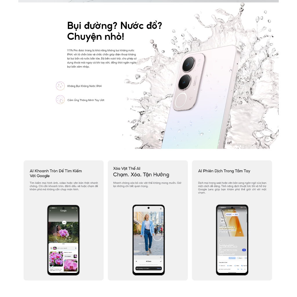 Điện thoại vivo Y19s Pro (6GB+128GB) - Chính hãng - 1 Đổi 1 tháng đầu tiên - Bảo hành 12 tháng | BigBuy360 - bigbuy360.vn