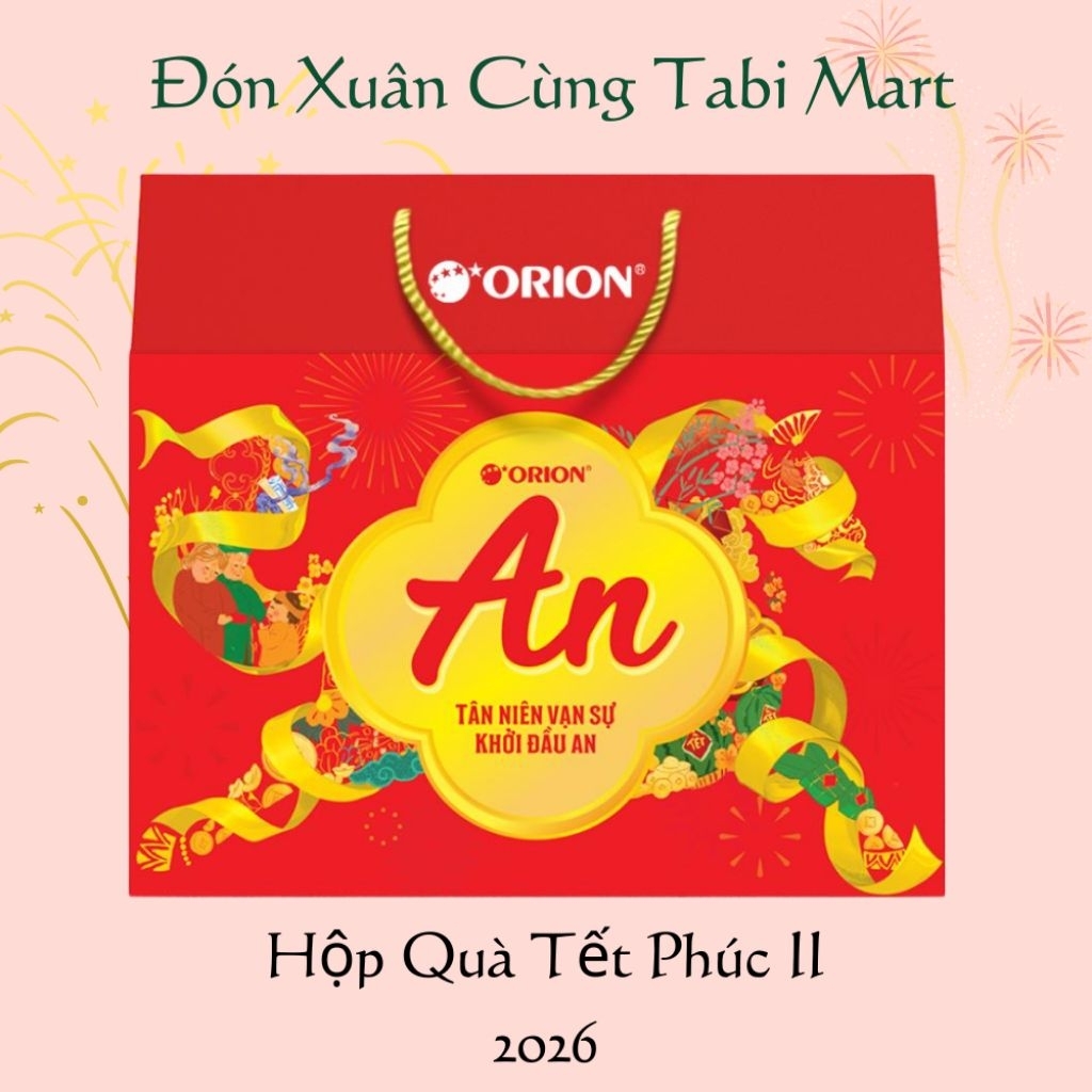 Bộ Quà Tặng Tết Phúc 2 - Orion - Quà Tết, Biếu Tặng - Có Kèm Túi Giấy