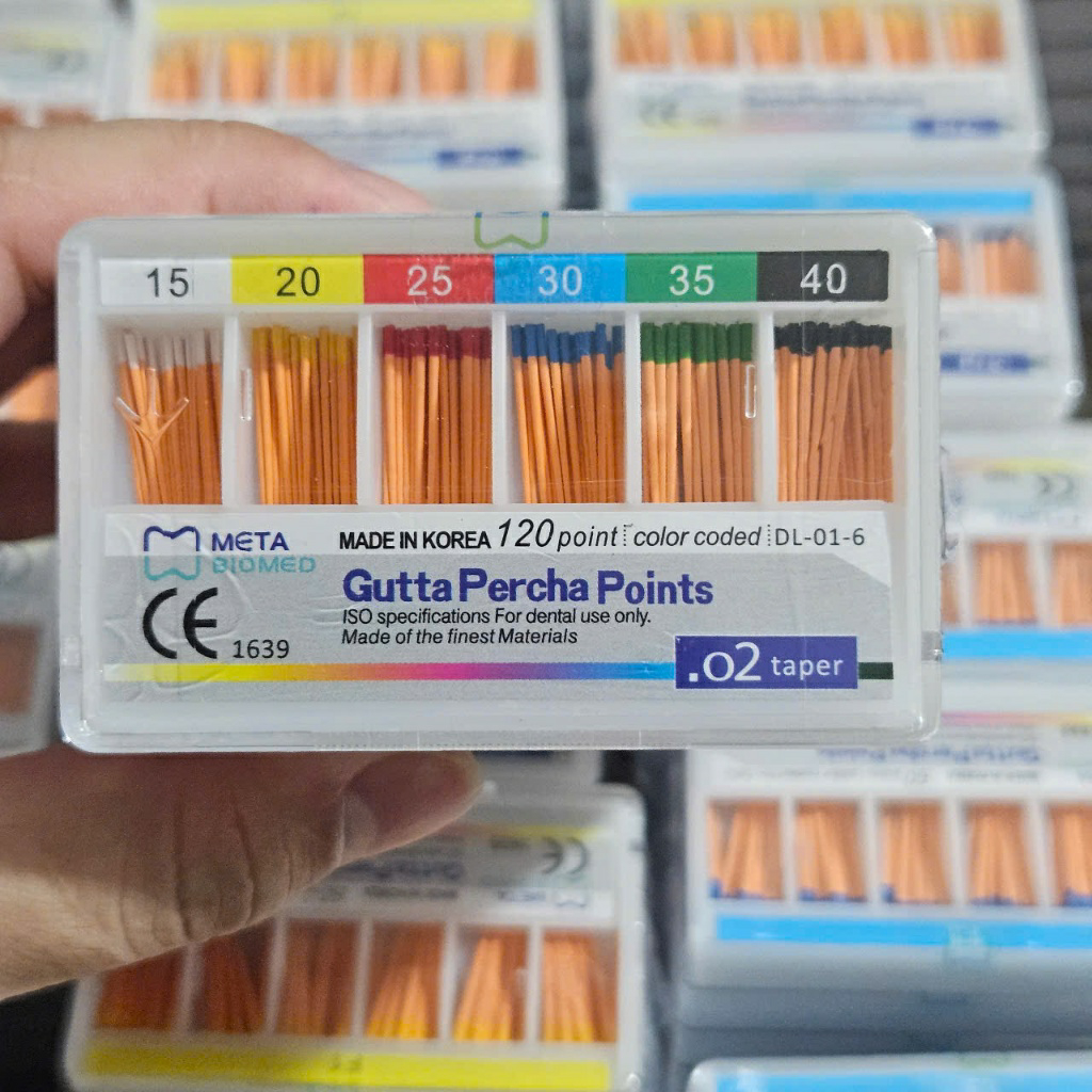 [Xả kho cuối năm] COMBO 10 CONE CHÍNH TRÁM BÍT ỐNG TỦY | CÔN CHÍNH - GUTTA PERCHA POINTS