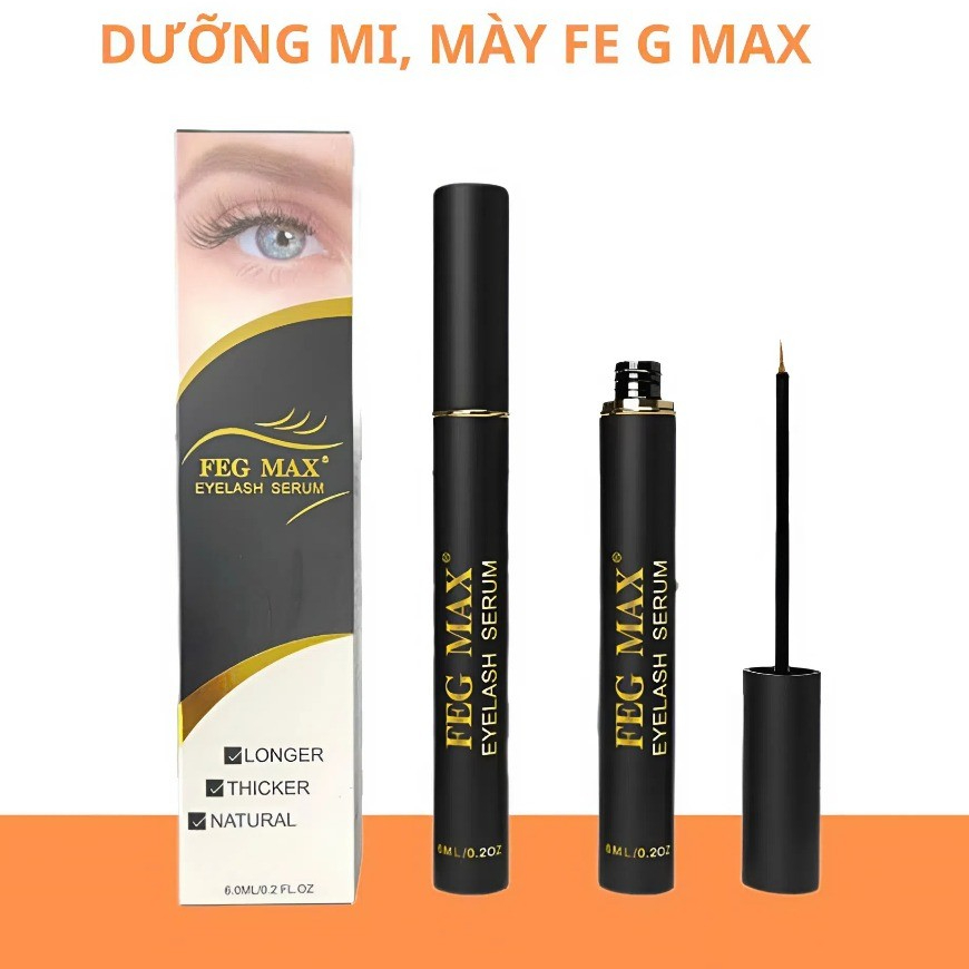 Dưỡng mi FEG Max Serum phiển bản cải tiến, hiệu quả hơn gấp 5 lần 6ML