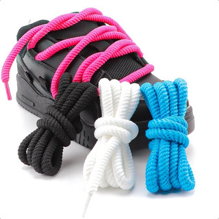 Dây giày tròn dày 8mm cho giày thể thao - Dây giày thô nhiều màu bằng polyester có xoắn