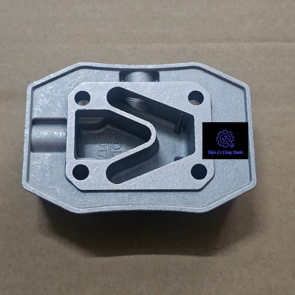 Nắp nhôm (48mm x 72mm) lắp nòng piston 47mm máy bơm hơi/ máy nén khí