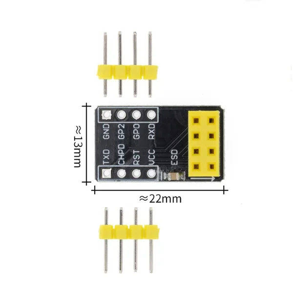 Đế mở rộng kết nối mạch ESP 01S thu phát không dây wifi module ESP8266 ESP-01S
