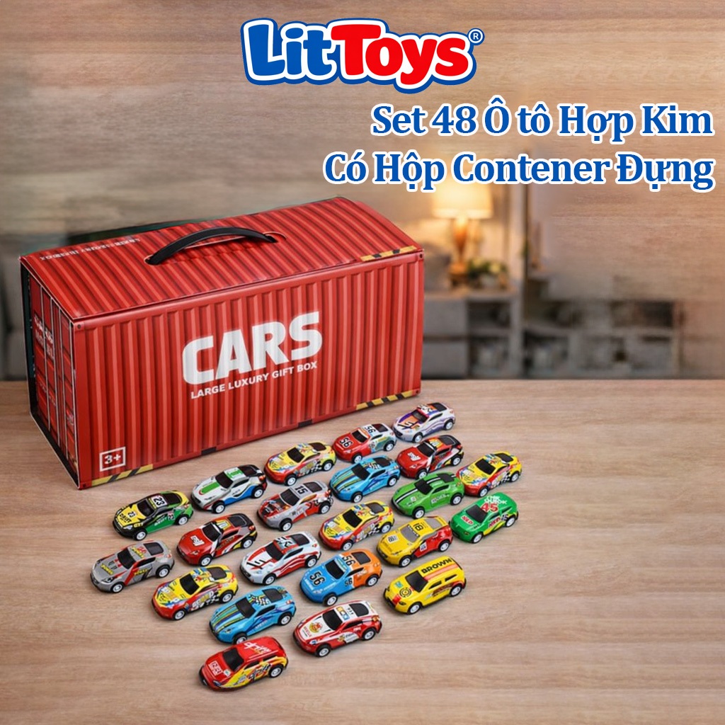 Mô hình 48 xe ô tô đồ chơi