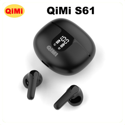 Tai Nghe Bluetooth QiMi S61 - Bluetooth V5.3 Ổn Định, Dung Lượng Pin Lớn, Chống Thấm Nước, Nhỏ Gọn