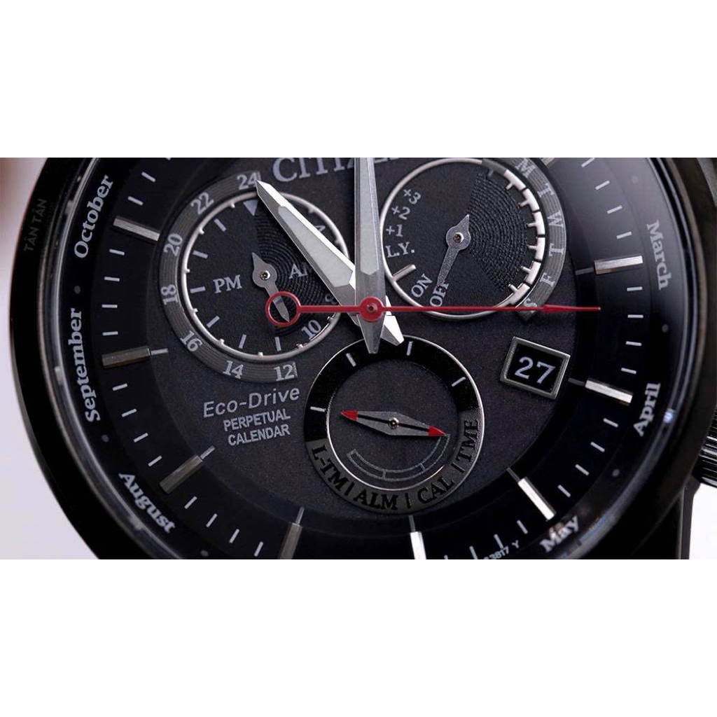 [Chính Hãng 100%] Đồng Hồ Nam Citizen ECO-DRIVE BL8155-15E Máy Eco-Drive Kính Sapphire Siz 42mm Full