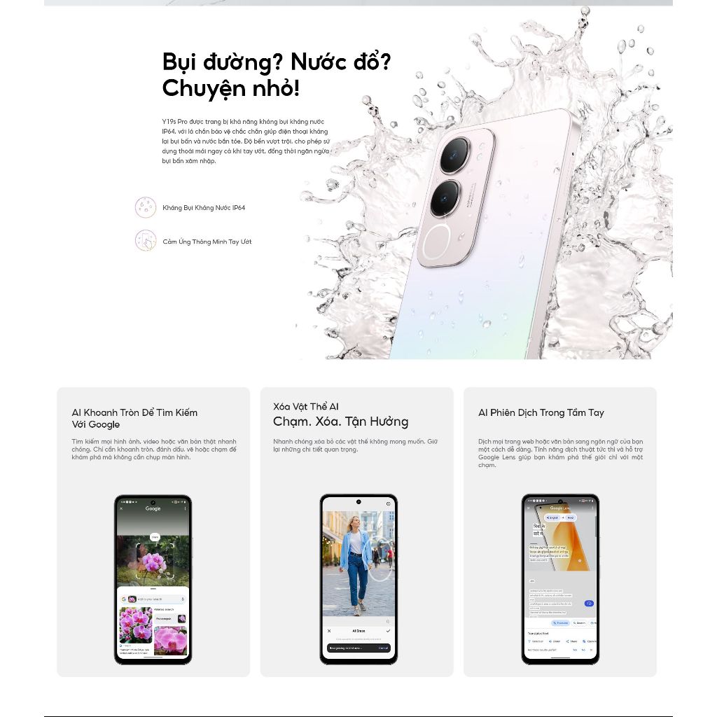 Điện thoại vivo Y19s Pro (8GB/128GB) - Chính hãng - 1 Đổi 1 tháng đầu tiên - Bảo hành 12 tháng | BigBuy360 - bigbuy360.vn