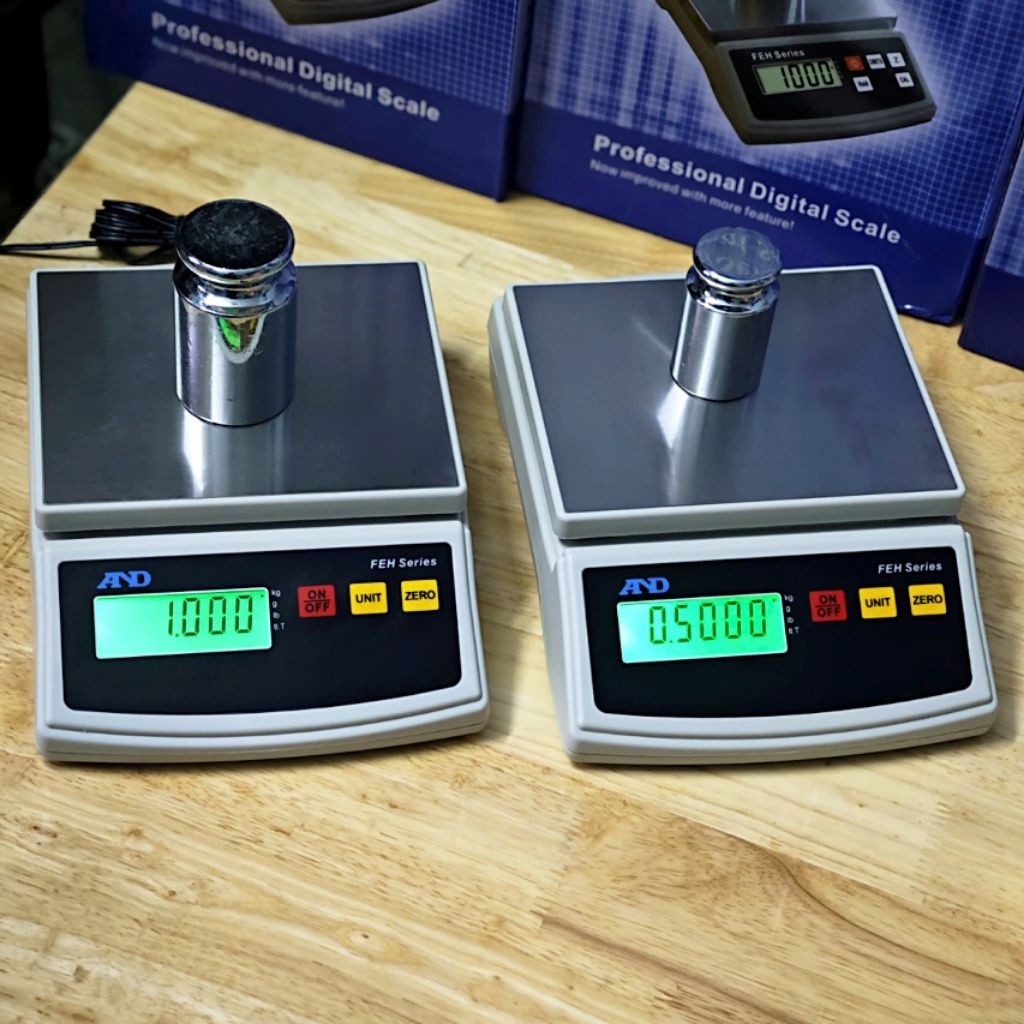 Cân điện tử FEH 1kg/ 0.1g 3kg/0.5g 5kg /1g