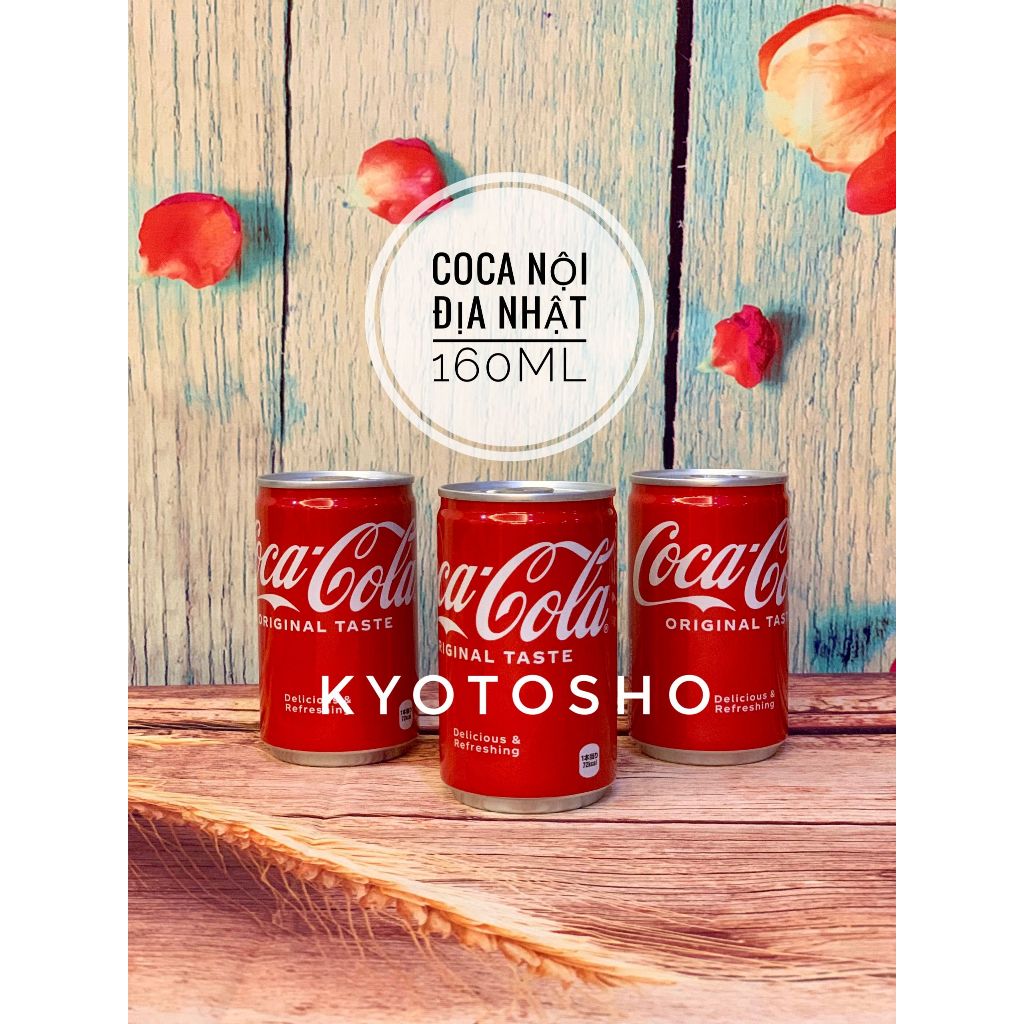 Coca Cola Nhật Bản Lon 160ml Nắp Vặn 300ml, Nước Ngọt Coca Cola Nhật Bản Chính Hãng