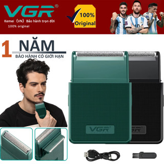 Máy Cạo Râu Retro Cao Cấp VGR V-376 | Pin 1 Tháng | Type-C Sạc Nhanh | Cạo Râu Cứng Không Đau |  BH 1 Năm