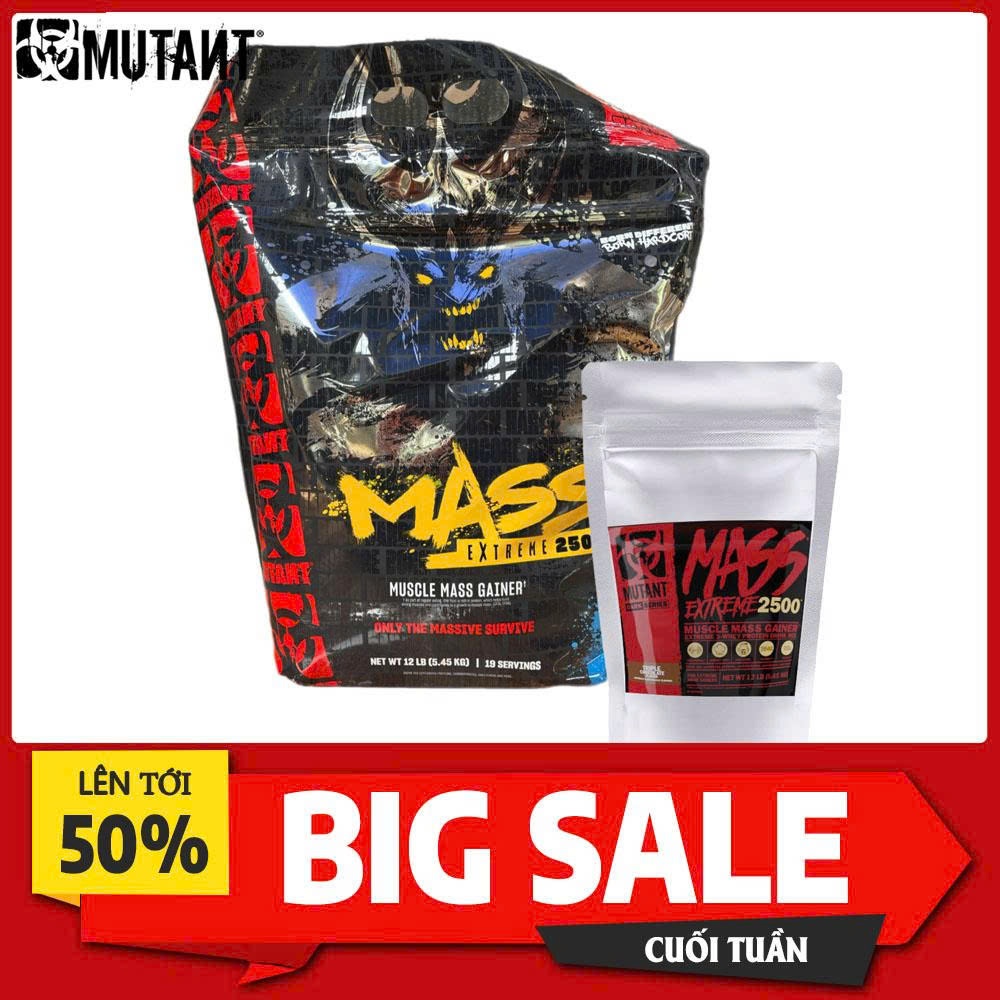 MASS Tăng Cân Mutant MASS ExTreme 1kg - Sữa tăng cân tăng cơ mutant