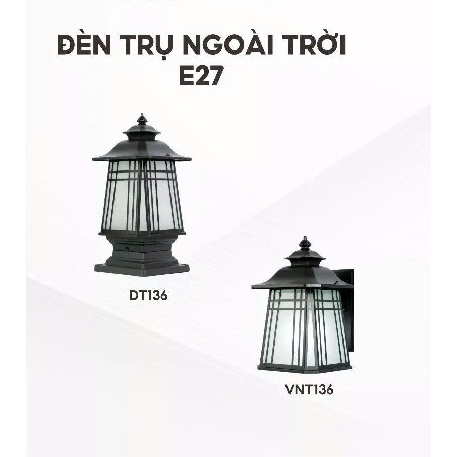 Đèn Trụ Ngoài Trời 355 Decor Lighting VNT136 DT136 (chưa gồm bóng)