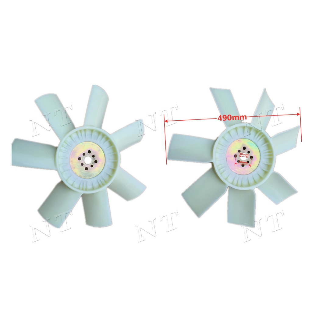 Cánh quạt làm mát xe nâng Mã số: 32B48-00100/FD35-FD50 Phù hợp: Xe nâng TCM T9(F490-30-50-7)