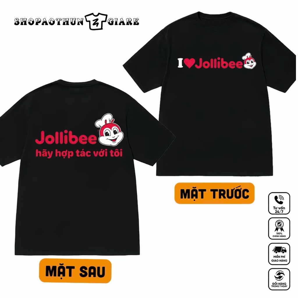 Áo thun I Love Jollibee Hãy hợp tác với tôi - guest666 forsaken roblox - xe tăng quái vật tank arena